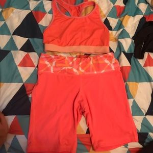 Full set of sport bra and spandex