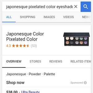 Japonesque create beauty eyeshadow palette