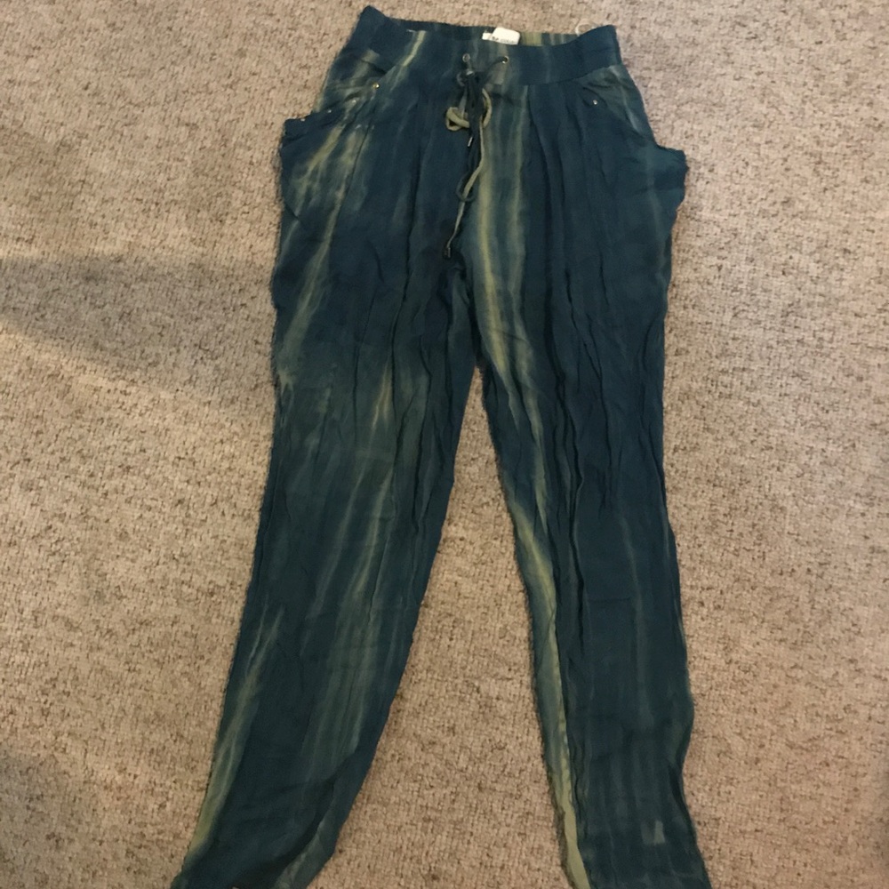 Teal Joggers. Size S