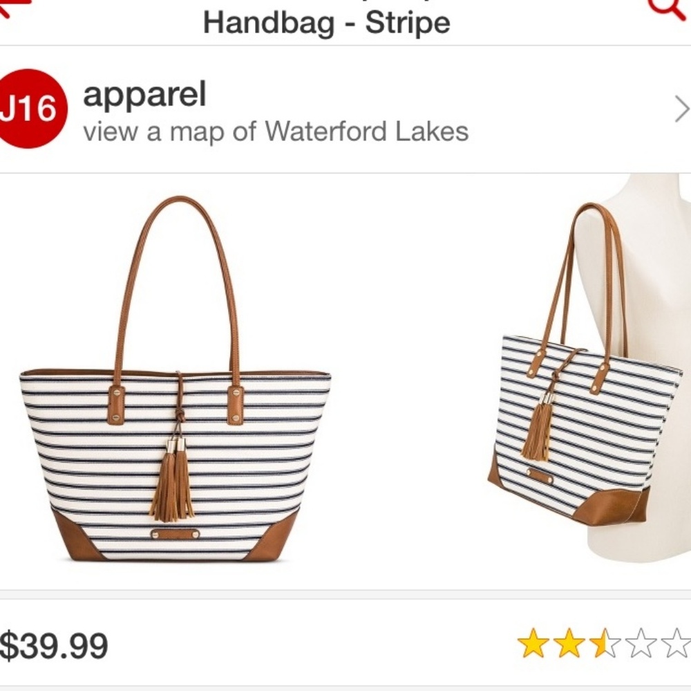 Navy & white tote from target! DO NOT BUY. TRADE