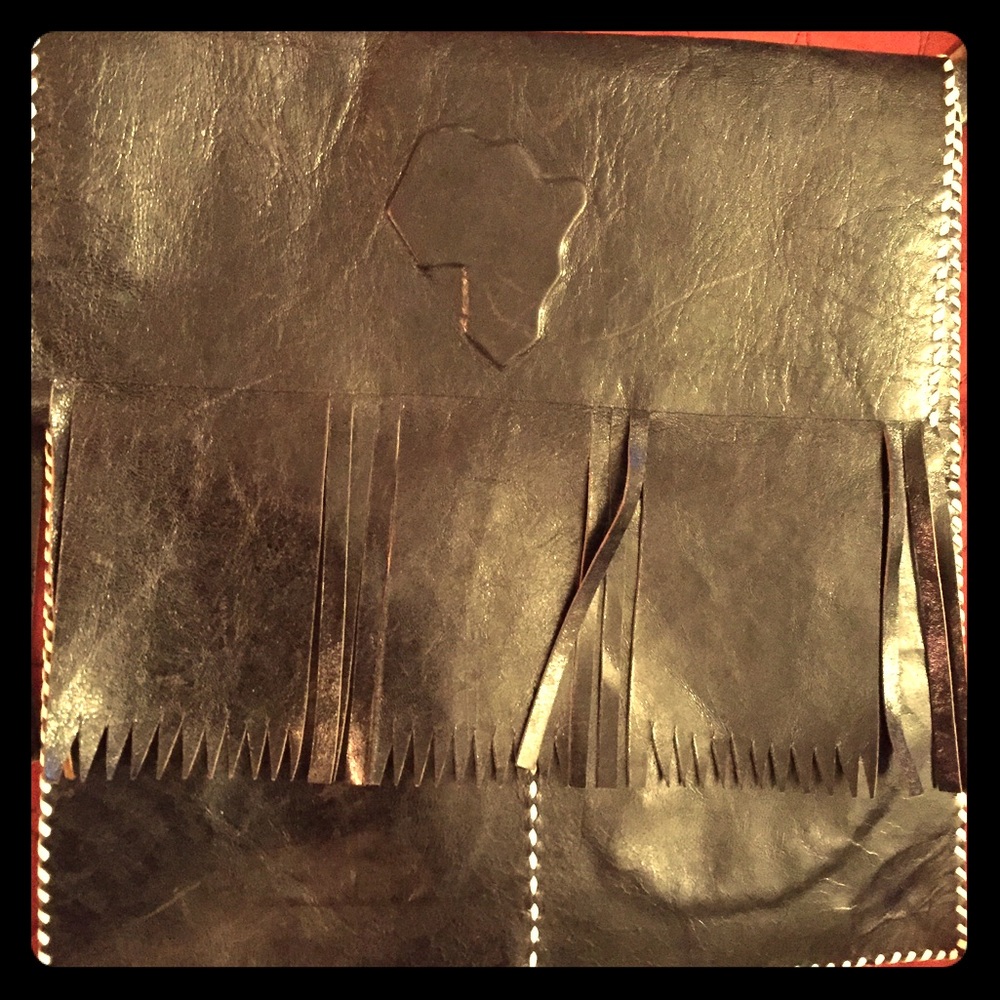 Leather Cross Body Mail Bag