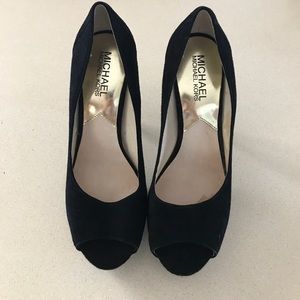 Michael kors peep toe pumps