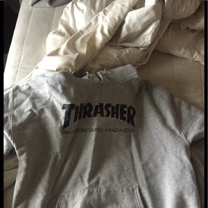 barley worn thrasher hoodie