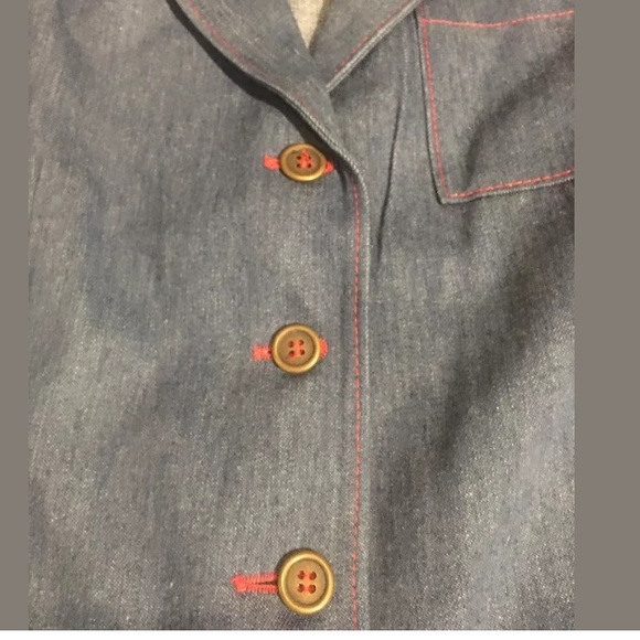 Vintage America the beautiful denim blazer 12 - Picture 2 of 4