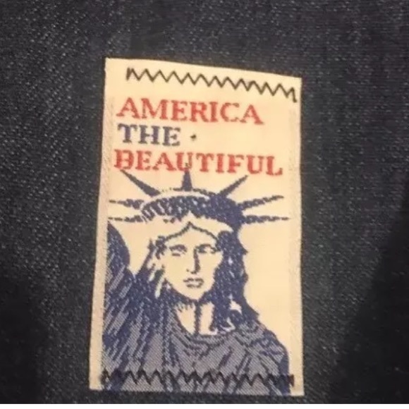 Vintage America the beautiful denim blazer 12 - Picture 3 of 4