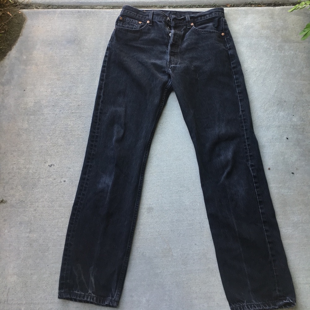 Black 32X32 501 Levi's