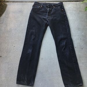 Black 32X32 501 Levi's