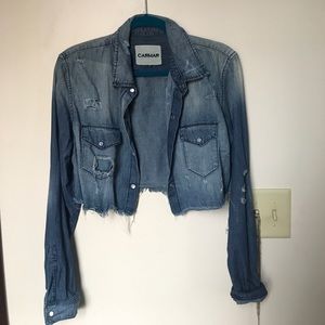 Distressed LF Carmar Denim Shirt