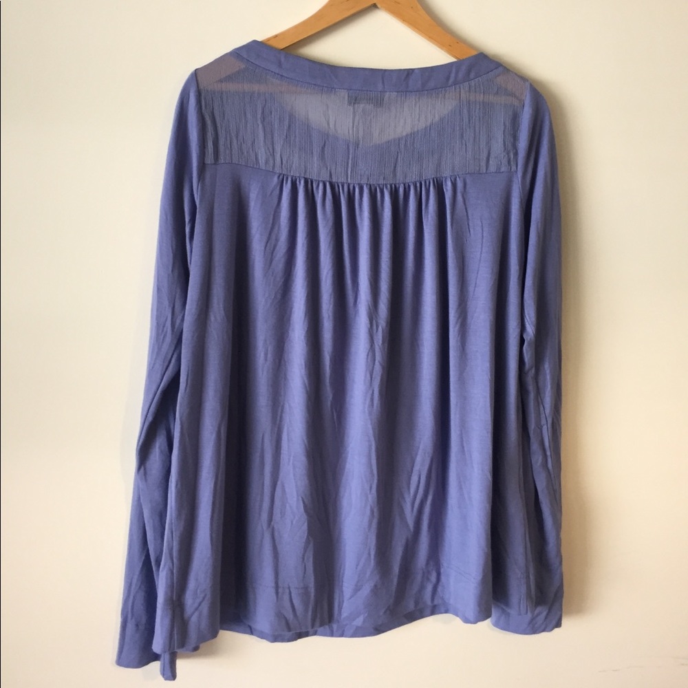 BCBG GENERATION LONG SLEEVE SHIRT L - Picture 6 of 7