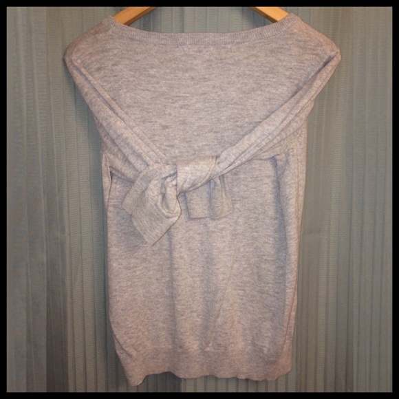 Gray & Pink Heart Sweater Blouse - Picture 3 of 4