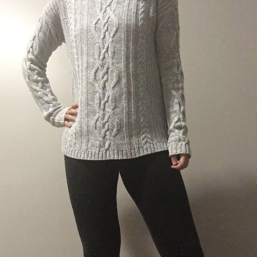 Gray Knit Sweater