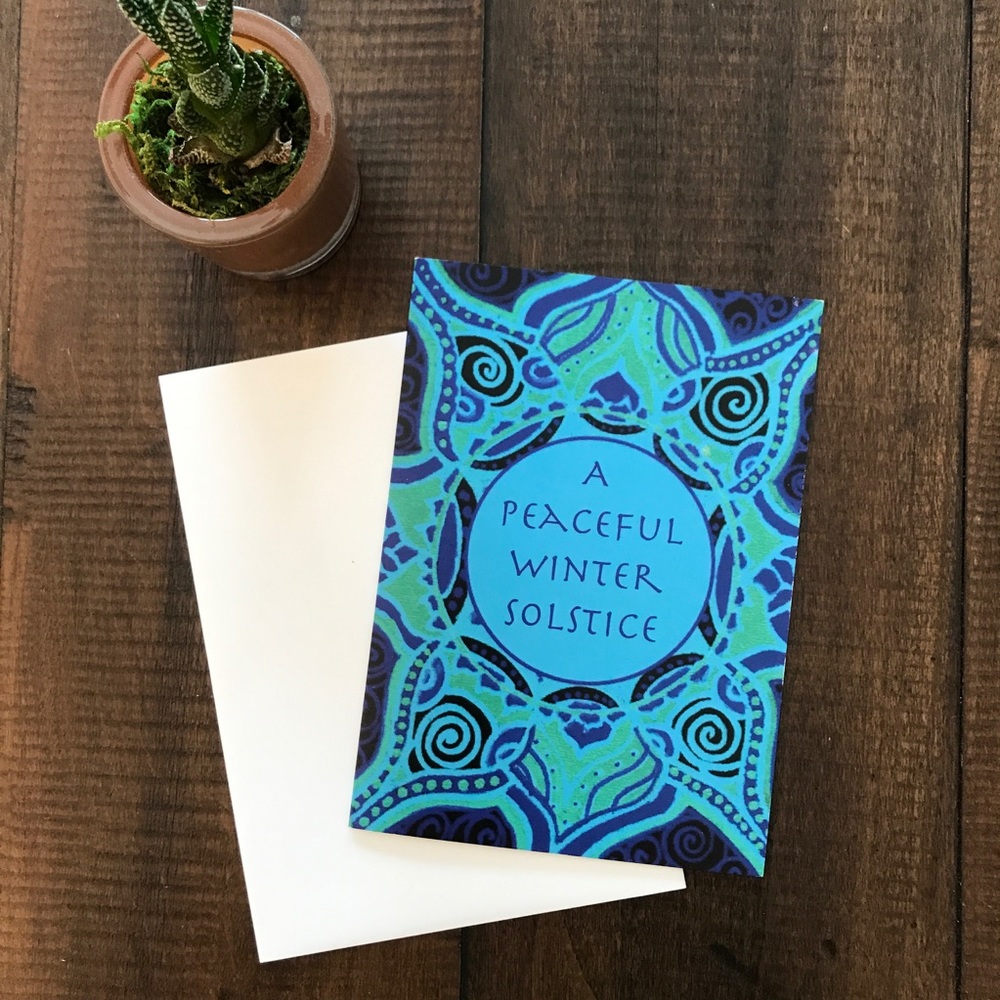 Winter Solstice paper greeting cards (3)