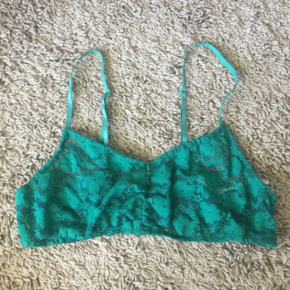 Urban Outfitters Kimchi Blue green lace bralette S