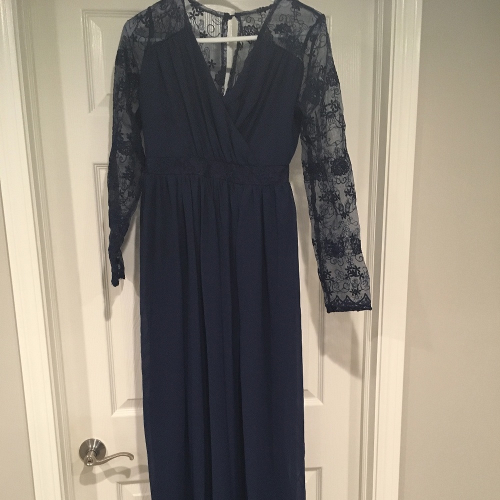 Navy Blue Gown