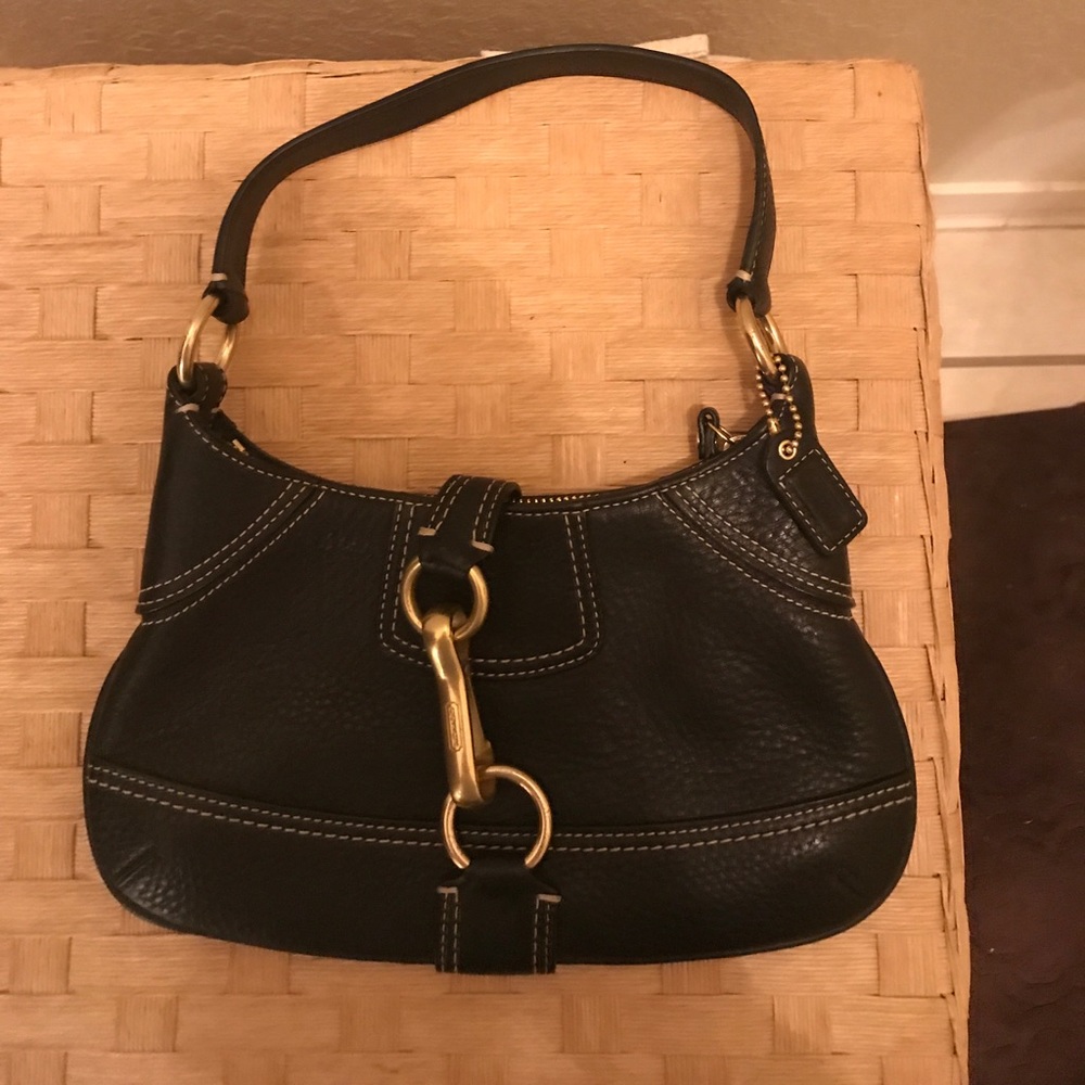 Mini Black Coach Purse