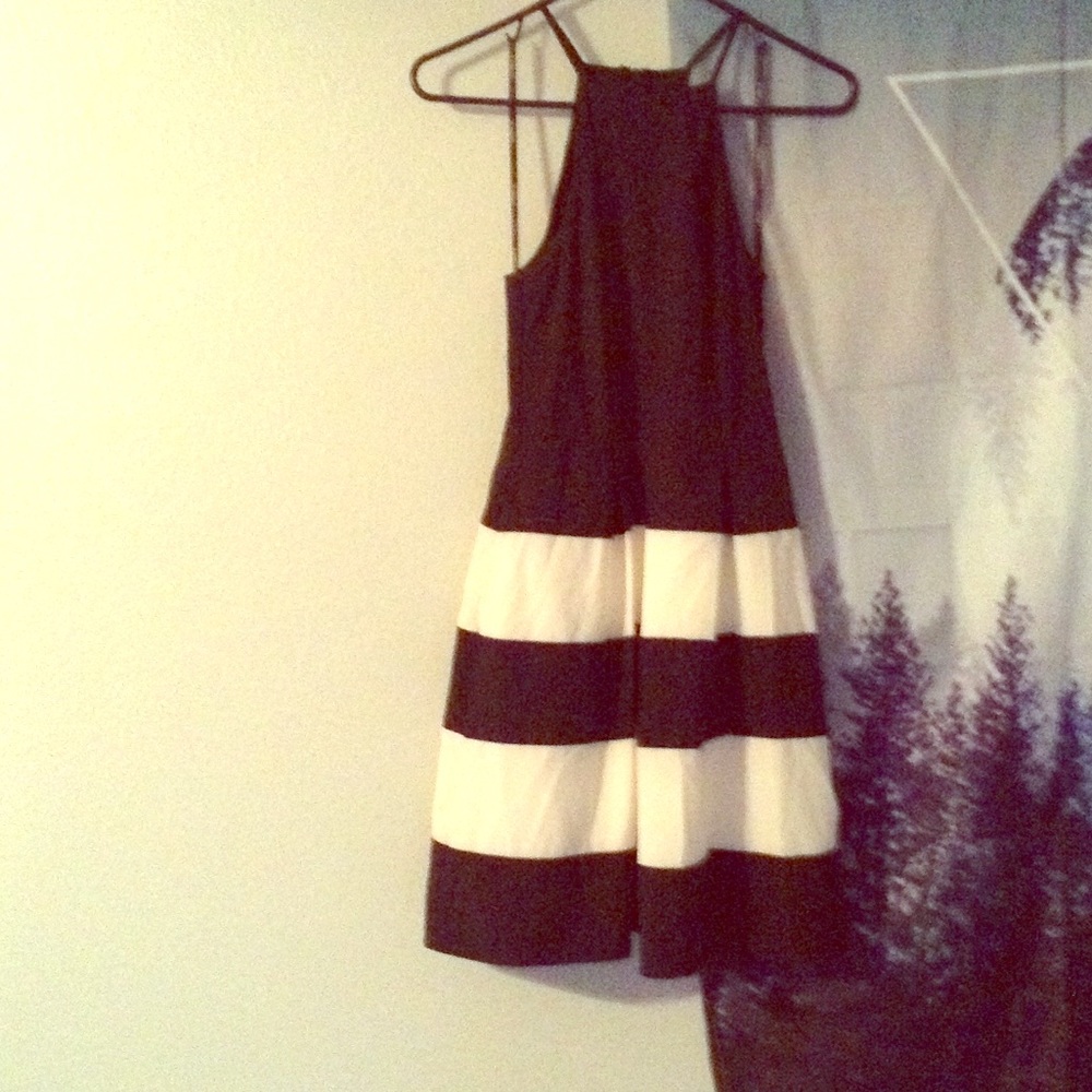 Black and white dress
