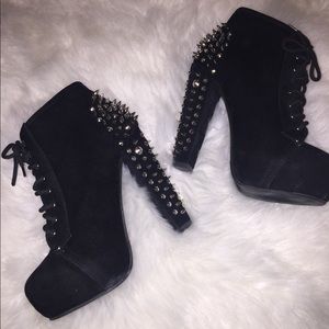 Studded booties