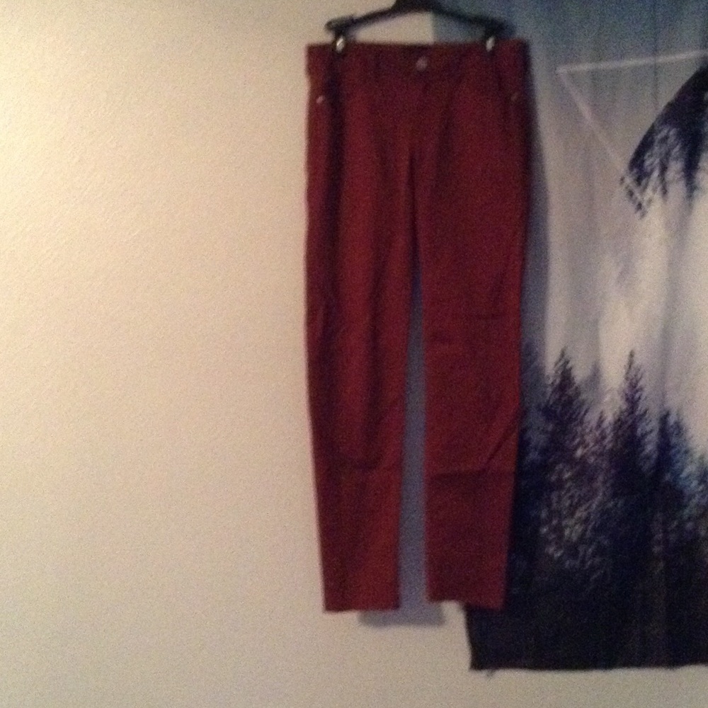 Red jeans
