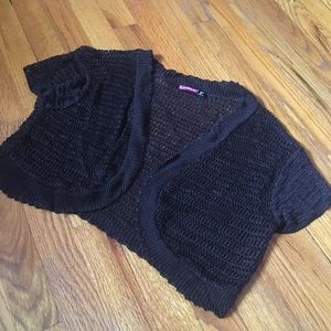 BRAND NEW 🖤 Chocolate Brown Knit Shrug Sweater