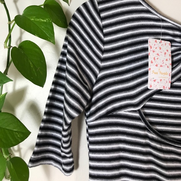 Free People Women's Black And white Dress. B100 - Picture 5 of 8