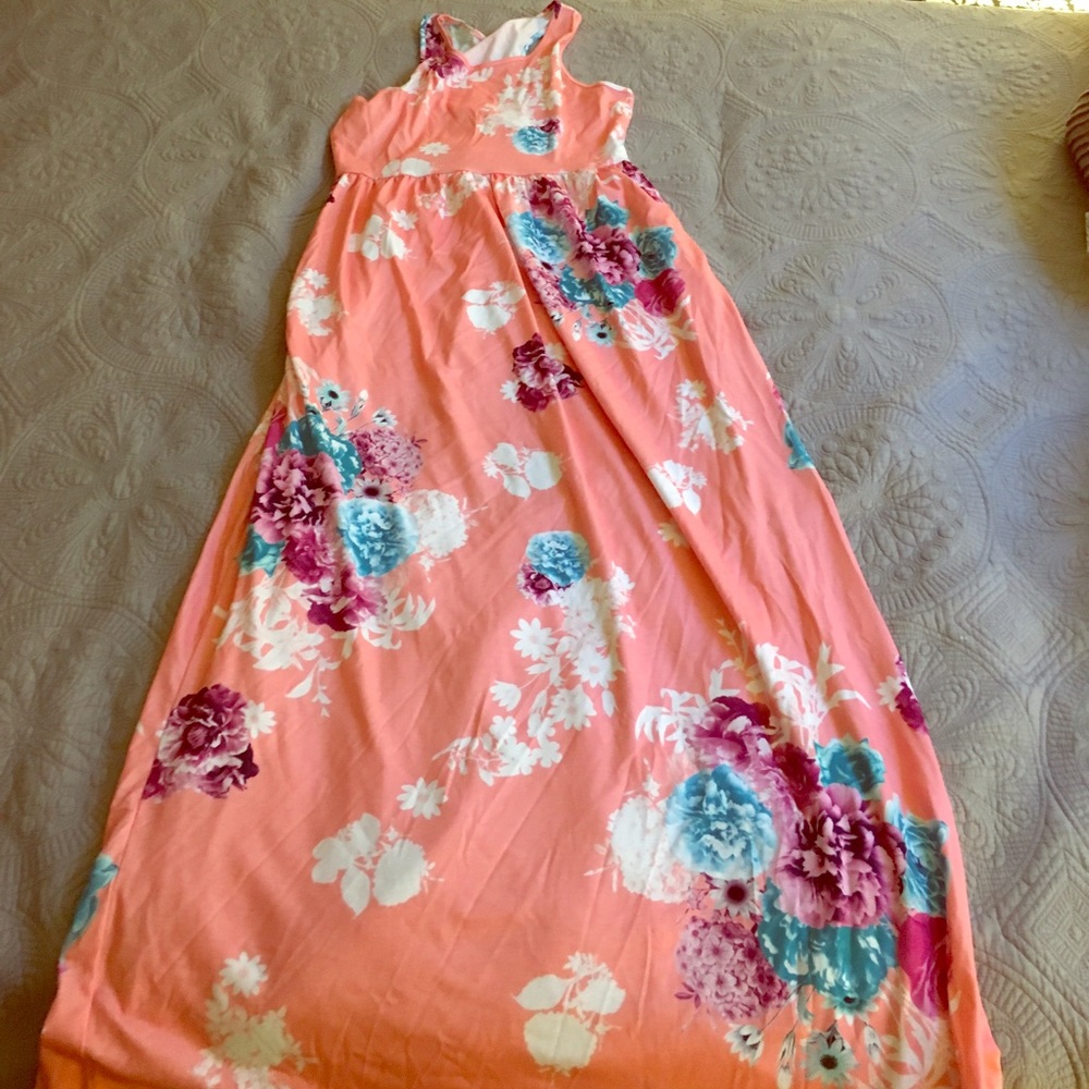 Maxi floral dress