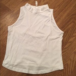 White crop top