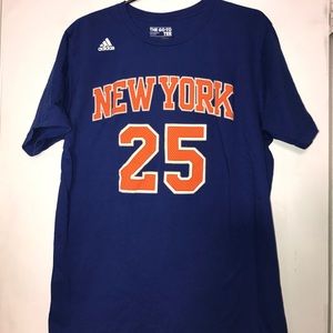 New York Knicks Derrick Rose T-Shirt Size Large