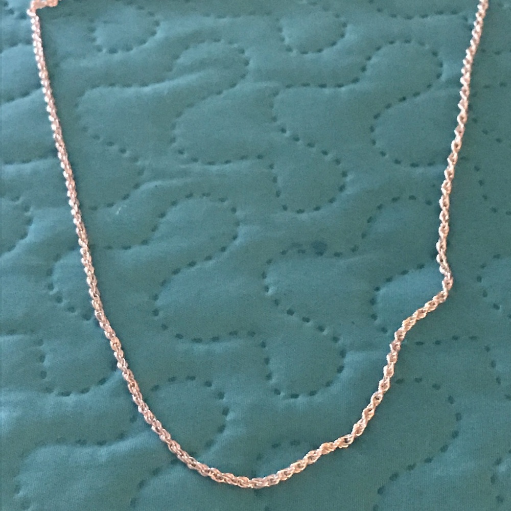 Sterling Silver Diamond cut chain
