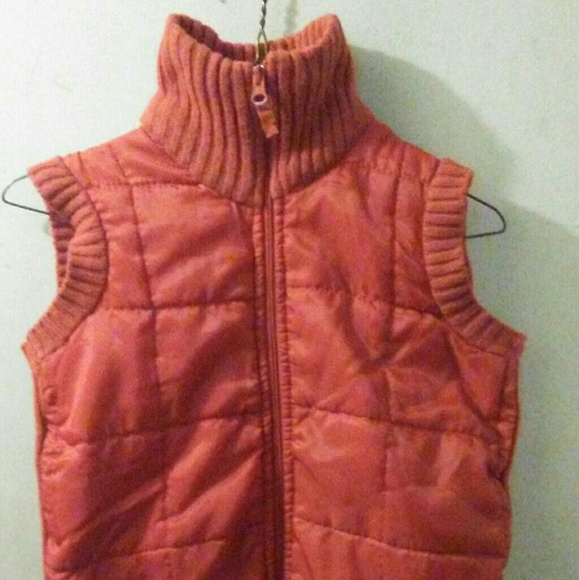 VINTAGE Orange Sweater Vest - Picture 1 of 4