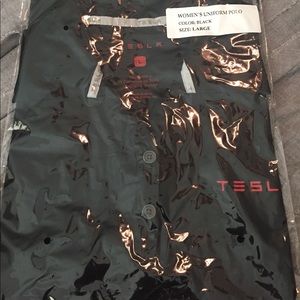 Tesla Women's Black Polo