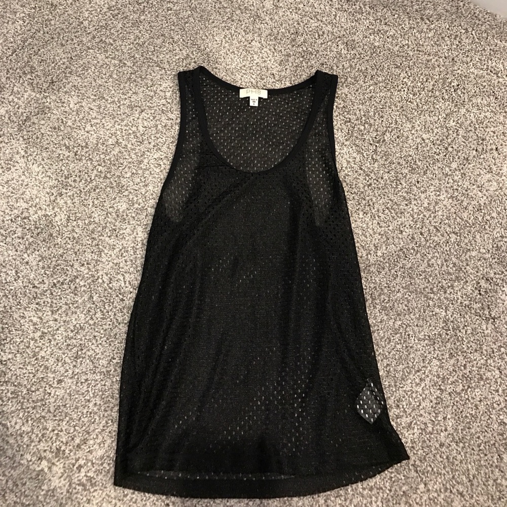PH8 mesh black tank top