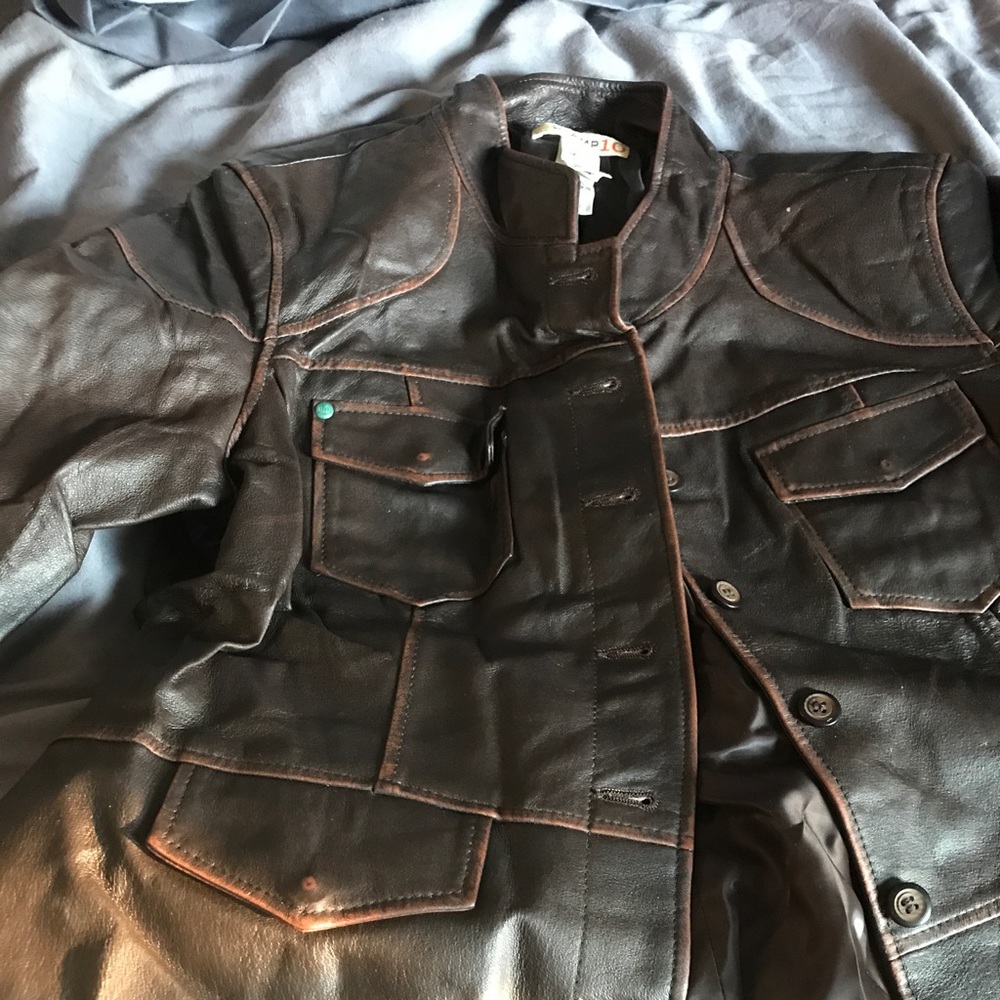 Leather jacket