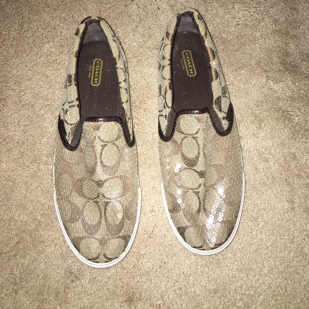 Coach sequin shoes