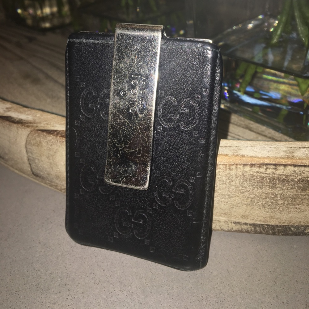 Used Gucci wallet with money clip!