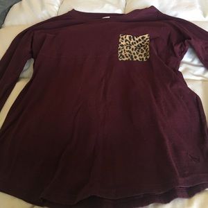 PINK Varsity Crew Tee