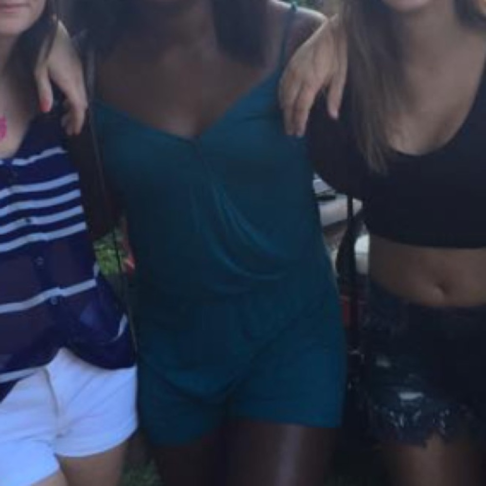 Forever 21 Romper Teal Color