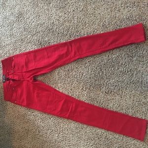 Red Denim Jeans