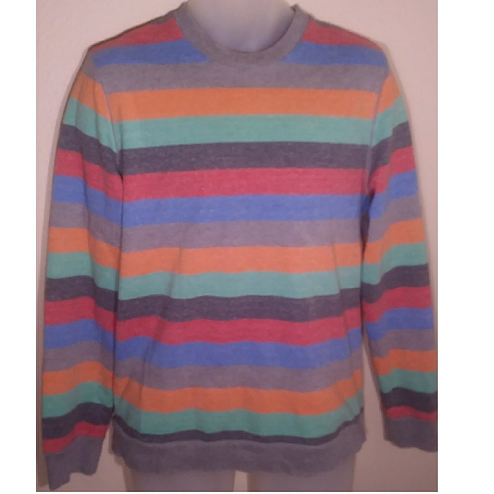 BDG Urban Outfitters Sweater Long Sleeve Gray Red