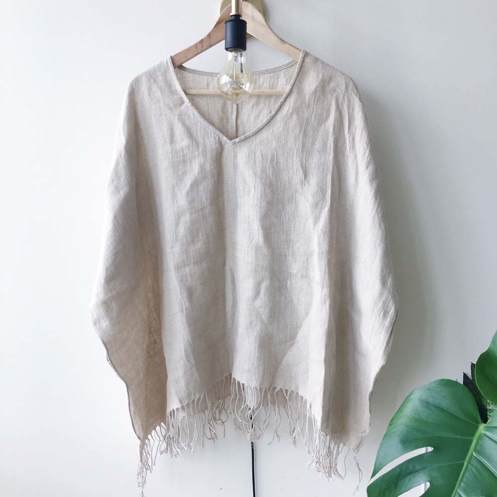 🆕Own-Michael Kors 100% linen oversized top