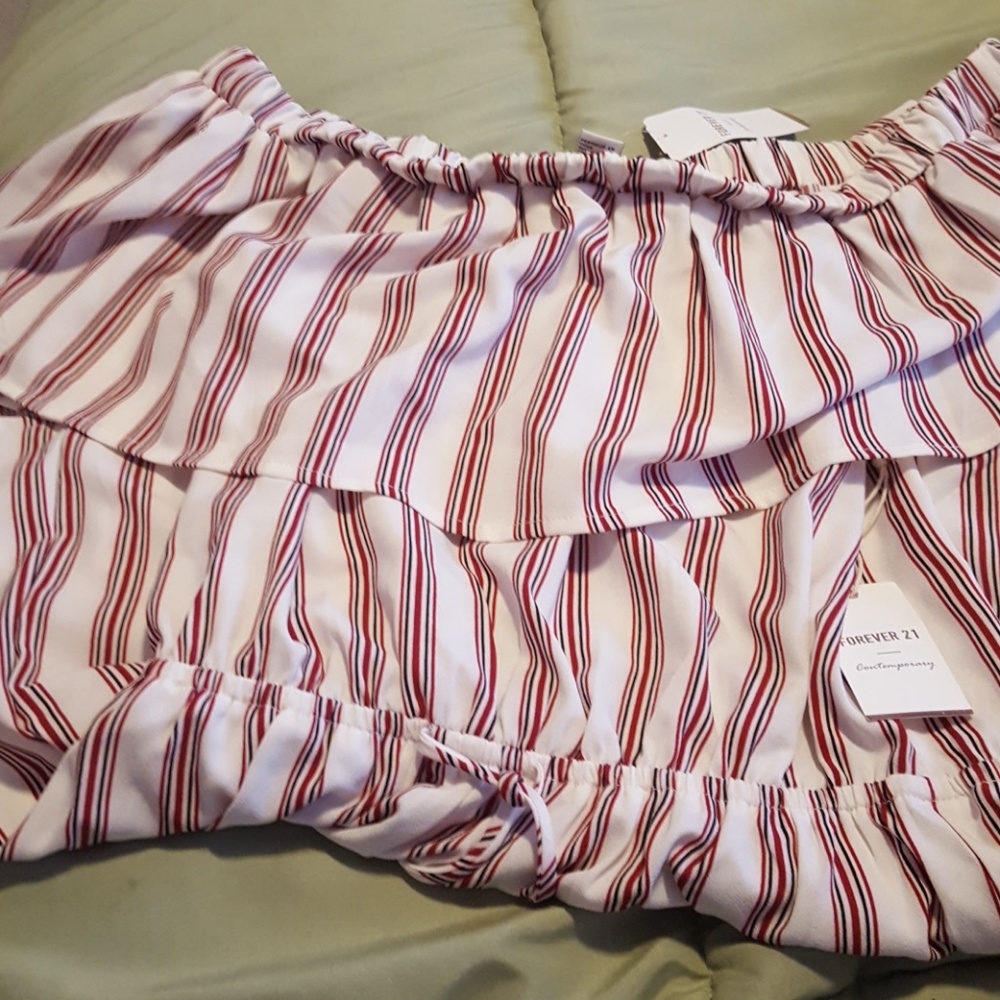 Striped romper