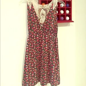 Short patterned dress