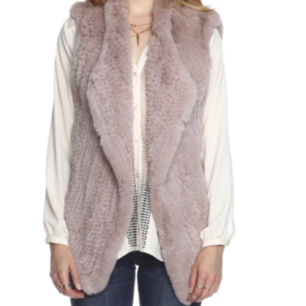 HEARTLOOM RABBIT FUR VEST