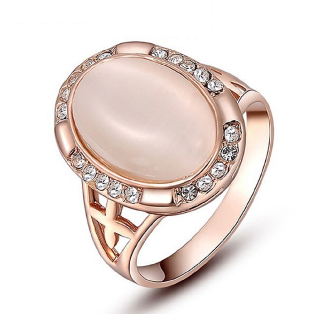 Beading Fashion Rose Gold Women Ring