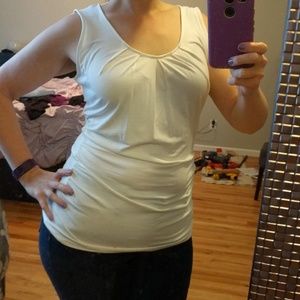 Draped Sleeveless Top