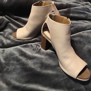 Tan Cut Out Booties