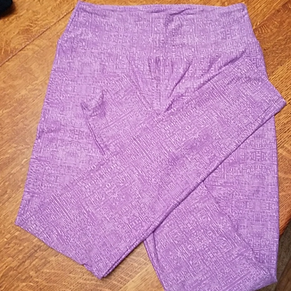 Lularoe leggings one size purple