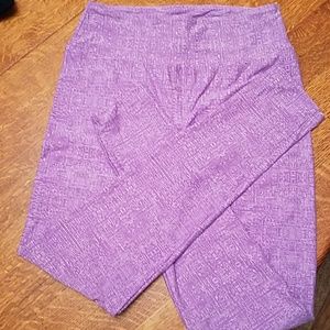 Lularoe leggings one size purple