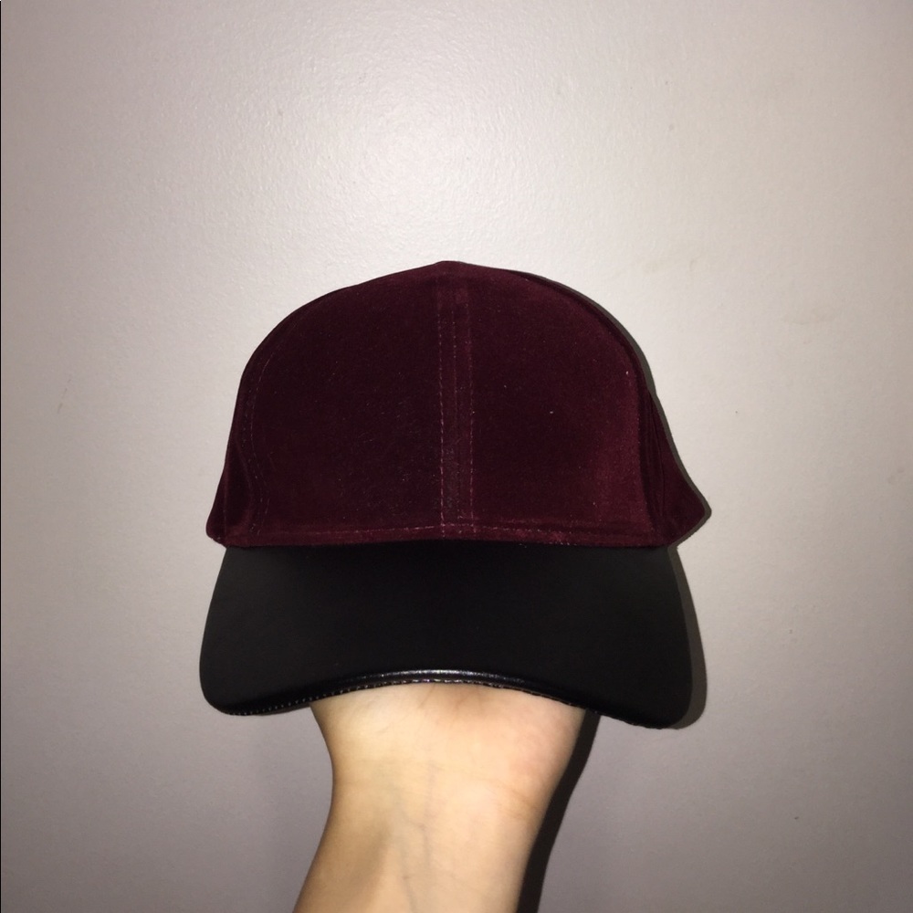 Velvet/Leather Baseball Caps