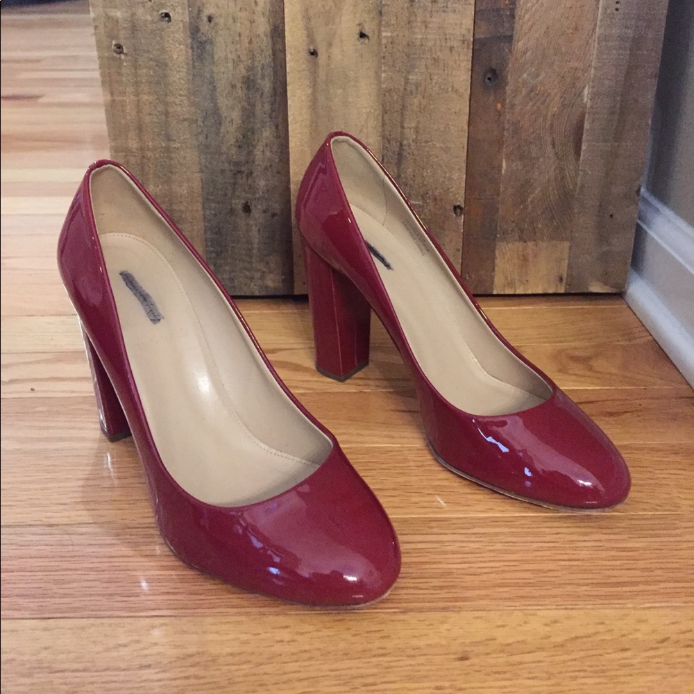 J Crew Red Pumps
