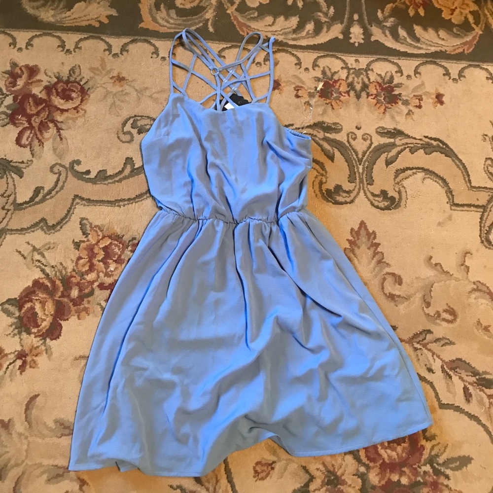Blue dress